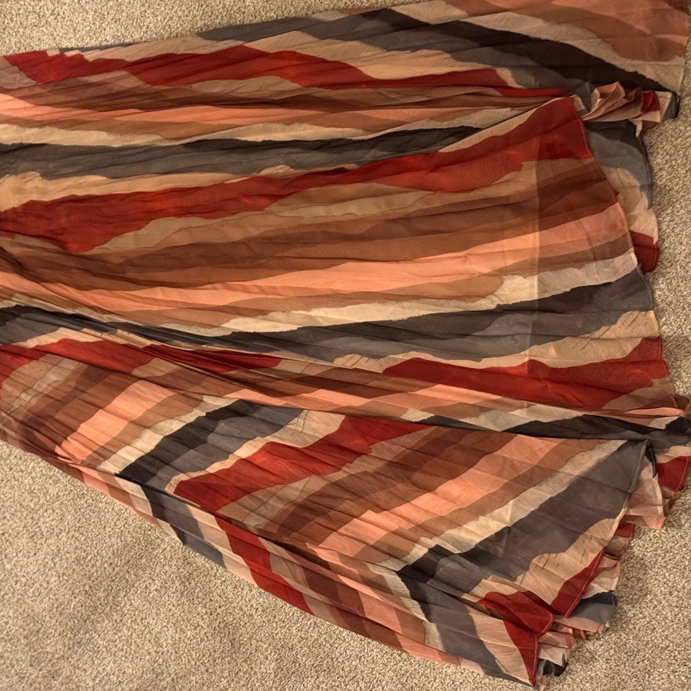 Alice + Olivia Pleated Maxi Skirt
